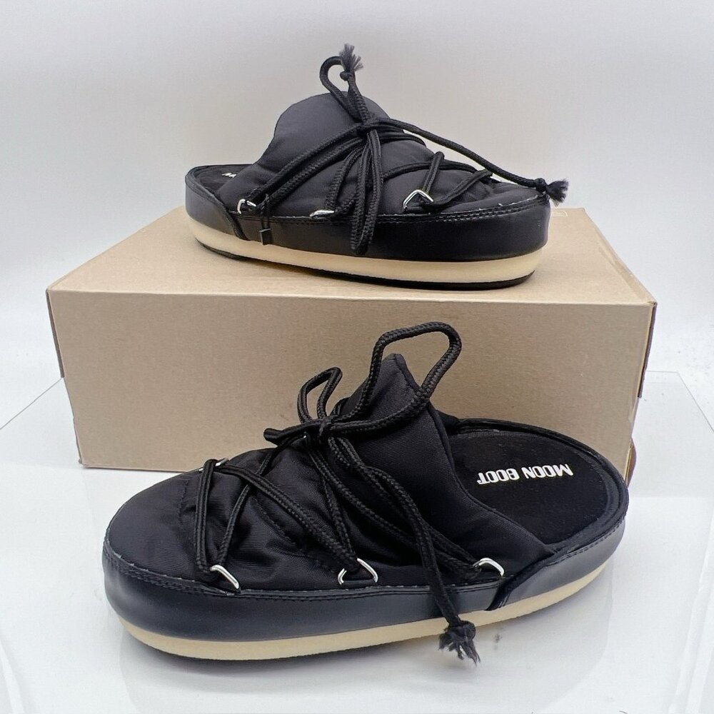 Moon Boot Women's Black Slip-On Shoes